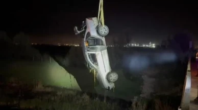 Afyonkarahisar'da dehşet kaza: Köprüden çaya uçan otomobilde 4 kişi yaralandı