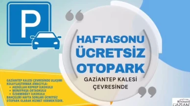 Gaziantep'te tarihi bölgeye çözüm: Okul bahçeleri hafta sonları ücretsiz otopark oluyor