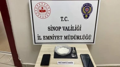 Sinop'ta 71.9 gr Metamfetamin Maddesi Ele Geçirildi