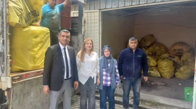 Aydın'da "Atıkları toplayalım, geleceğe nefes olalım" projesiyle çiftçilere çevre dostu destek