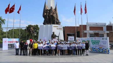 Manisada Çevre Haftası plastik kirliliğine dikkat çekiyor