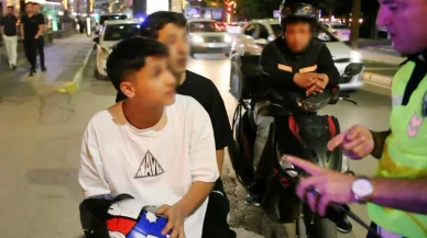 Aksaray'da genç sürücü polise yalvardı ama kurtulamadı