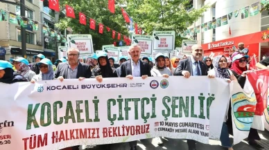 Kocaeli Çiftçi Şenliği başladı: Traktör konvoyu ve fide dağıtımıyla coşku dorukta