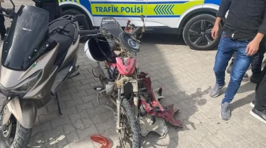 Kula’da otomobil ile motosiklet çarpıştı: 1 yaralı