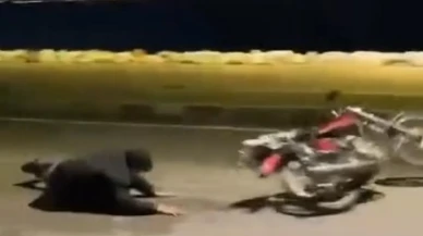 Karamürsel'de motosiklet gösterisinde talihsiz kaza: Genç hastaneye kaldırıldı