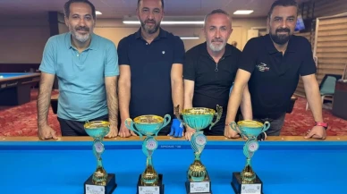 19 Mayıs Gençlik Haftası Bilardo Turnuvası sona erdi: Muzaffer Kahraman şampiyon