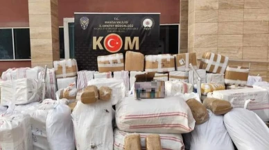 Manisa'da kaçak tütün operasyonu: 2 ton 179 kilogram tütün ele geçirildi