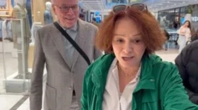 Müjde Ar ve Ercan Karakaş'ın AVM gezintisi basın gerilimiyle sona erdi