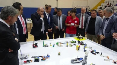 Kütahya'da robotlar yarıştı: Geleceğin mühendisleri Tavşanlı'da buluştu