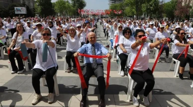 Büyükçekmece'de Dünya Pilates Günü coşkuyla kutlandı! Sağlıklı yaşam içici kadınlar açık havada buluştu