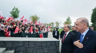 Cumhurbaşkanı Erdoğan: "KKTC Cumhuriyet Yerleşkesi, Kıbrıs Türk halkının kararlılığının sembolüdür"