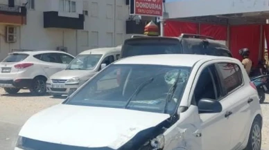 Otomobil ile ticari araç çarpıştı: 1 yaralı