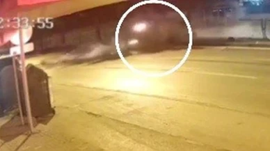 Samsun'da korkunç kaza Atatürk Bulvarı'nda kamerada