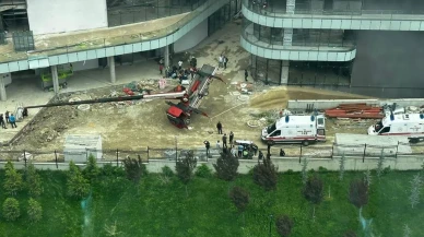 Ankara'da kule vinç devrildi: 3 işçi yaralandı, soruşturma başlatıldı