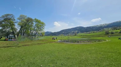 Baharla birlikte Tosunlu Gölü’ne ziyaretçi akını: Doğanın büyüsü sizi bekliyor