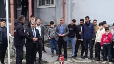 Tutak'ta yangın güvenliği tatbikatı: Öğrenciler yangın anında nasıl hareket etmeleri gerektiğini öğrendi