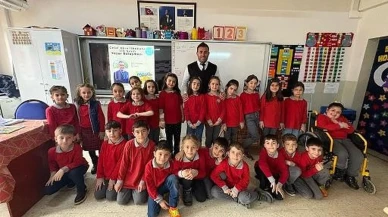 Yazar Erhan Köçer Celal Akın İlkokulunda öğrencilerle buluştu