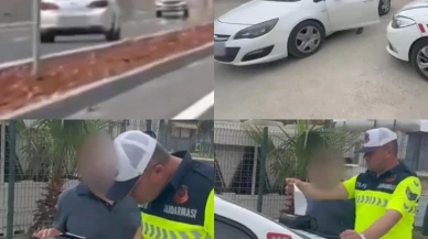 Mersin'de ters şerit ihlali yapan sürücüye 10 bin TL ceza ve ehliyetine el konuldu