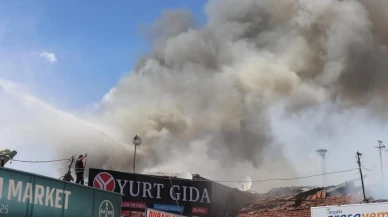 Erzincan'da iş yeri yangını: Can kaybı yok, hasar tespiti sürüyor