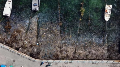İstanbul Boğazı'ndaki deniz kirliliği havadan görüntülendi: Tehlike boyutu açıklandı