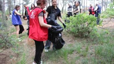 Uşak'ta orman yangınlarıyla mücadele için farkındalık etkinliği düzenlendi