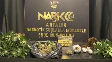 Antalya'da 17 Zehir Tacirine Tutuklama