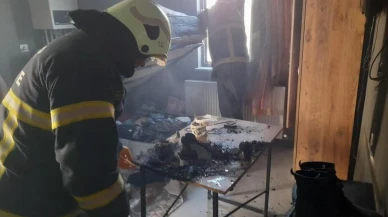 Burdur'da ütü yangını: Hızlı itfaiye müdahalesi ile olası felaket önledi