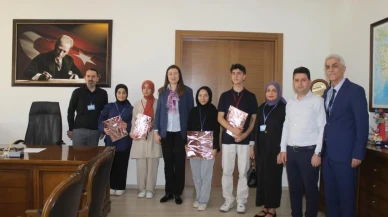 Köşk Kaymakamı Polat, başarılı öğrencileri ağırladı