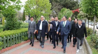 AK Parti Milletvekilleri Taşova'da projeleri yerinde inceledi: Yeni gençlik merkezi, spor salonu ve hastane ek binası çalışmaları sürüyor