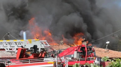 Erzincan'da Buğday Meydanı'nda yangın paniği! Vali Aydoğdu olay yerinde incelemelerde bulundu