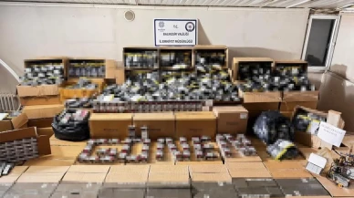 Gönen'de dev tütün operasyonu: 19 adrese baskın, bandrolsüz ürünlere el kondu