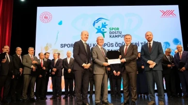 Uşak Üniversitesi, ‘Spor Dostu Kampüs’ projesiyle ödül aldı! Rektör Savaş’tan açıklamalar...