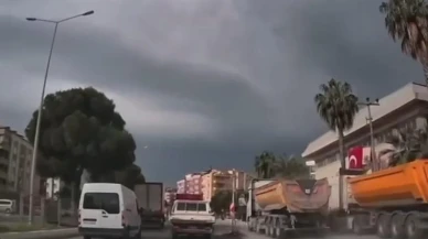 Trafik ihlalleri kameralarda... Milas'ta kamyonlar güvenlik şeridini ihlal etti