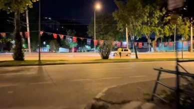 Polis ekiplerini gören alkollü sürücünün kaçma anı kamerada: Bursa'da trafik uygulaması