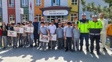 Konya'nın Hüyük ilçesinde Trafik Haftası etkinlikleri başladı