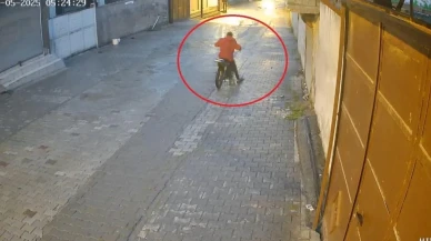 Hatay'da hırsızlık anı: Arızalanan motosikletin peşinde başka bir kurban ararken yakalandı