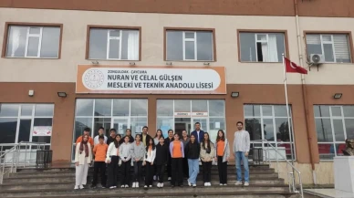 Helvacılar Ortaokulu öğrencilerinden teknik meslek lisesine ziyaret