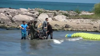 Giresun'da 19 Mayıs kutlamalarında paramotor kazası: Pilotun durumu nasıl?