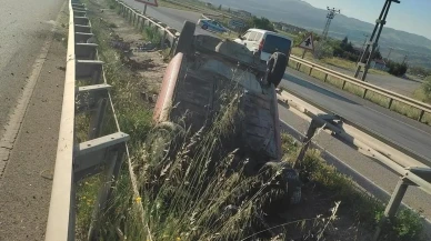 Alkollü sürücünün kullandığı otomobil takla attı: 4 yaralı