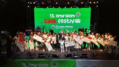 İzmir'in Emiralem Çilek Festivali'nde 1 milyon ziyaretçi coşkusu