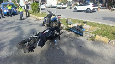 Yaya geçidine dönmeye çalışırken kaza yaptı: 1 yaralı