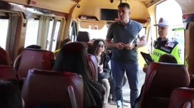 Manisa'da jandarmadan sivil denetim: Emniyet kemerinin önemi vurgulandı