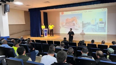 Çorum Belediyesi personeli yol güvenliği eğitimi aldı
