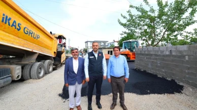 Onikişubat Belediyesi üç mahalleye dev asfalt yatırımı yaptı