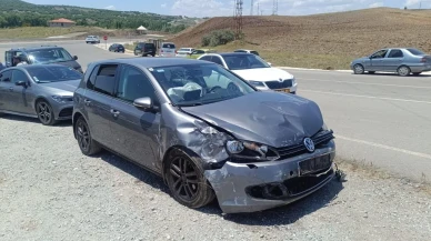 Yozgat Araplı Kasabası tehlikeli noktada kaza yaşandı