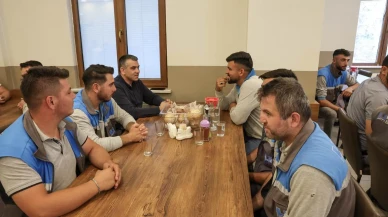 Başkan Özdoğan Hacılar belediye personelini ziyaret etti