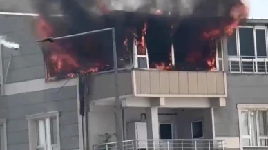 Siverek Ayvanat Mahallesinde apartman yangını söndürüldü