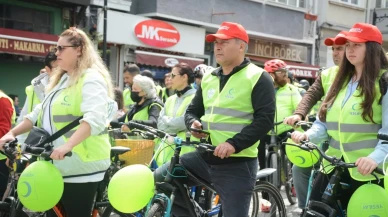 Anadolu Üniversitesi ve Yeşilay bisiklet turu düzenledi
