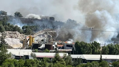 Buca Gediz çöp tesisinden İzmir ormanlarına yangın yayıldı