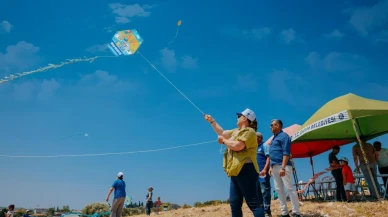 Didim Akköy uçurtma şenliğinde renkli görüntüler yaşandı